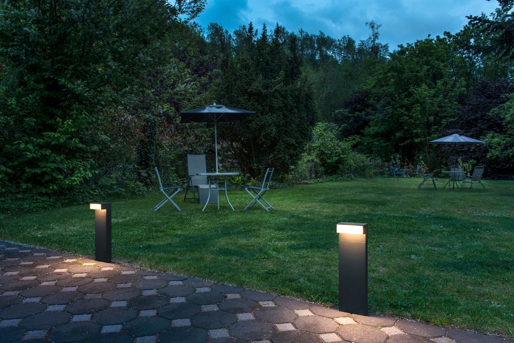 LED-Pollerleuchte SLV L-LINE 50 7W 530lm 3000/4000K IP65 anthrazit