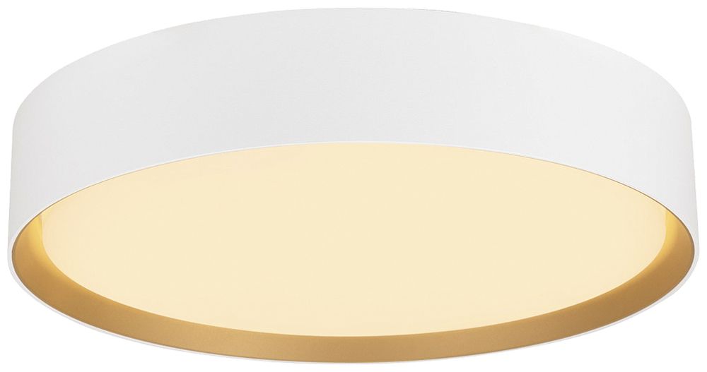 Plafonnier/applique LED SLV DECONA 30 18W 1530lm 927/930 IP44 VAR Ø300 blanc