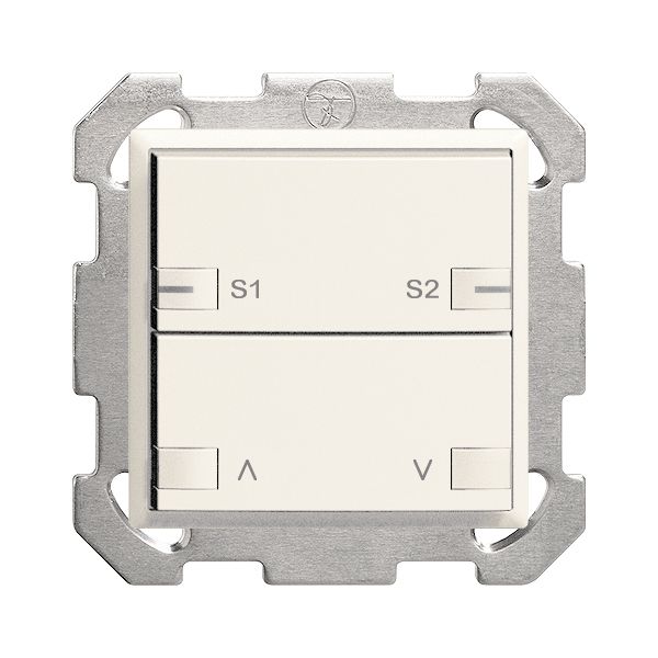 Poussoir ENC ZEP 1c/2t moteur scène EDIZIOdue blanc