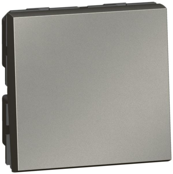 EB-Wippschalter MOS 0/2L 20A magnesium 2 Module