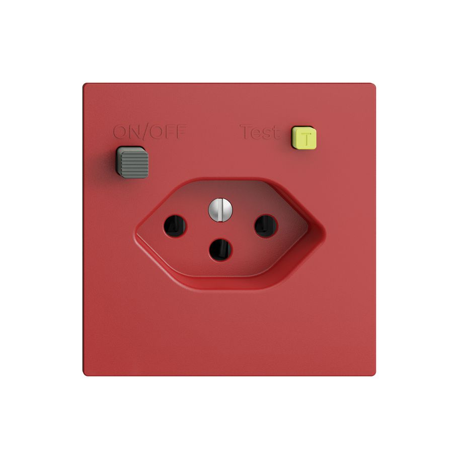 UP-Steckdose EDIZIOdue T13 FI 30mA F, berry