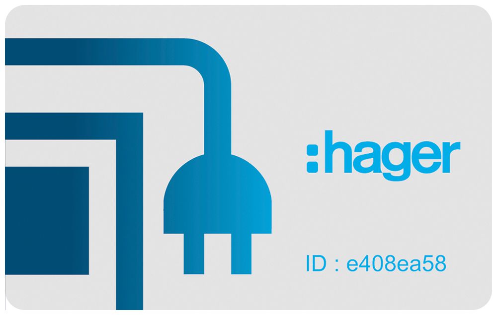 Badge RFID witty per l'autenticazione 3 pezzi