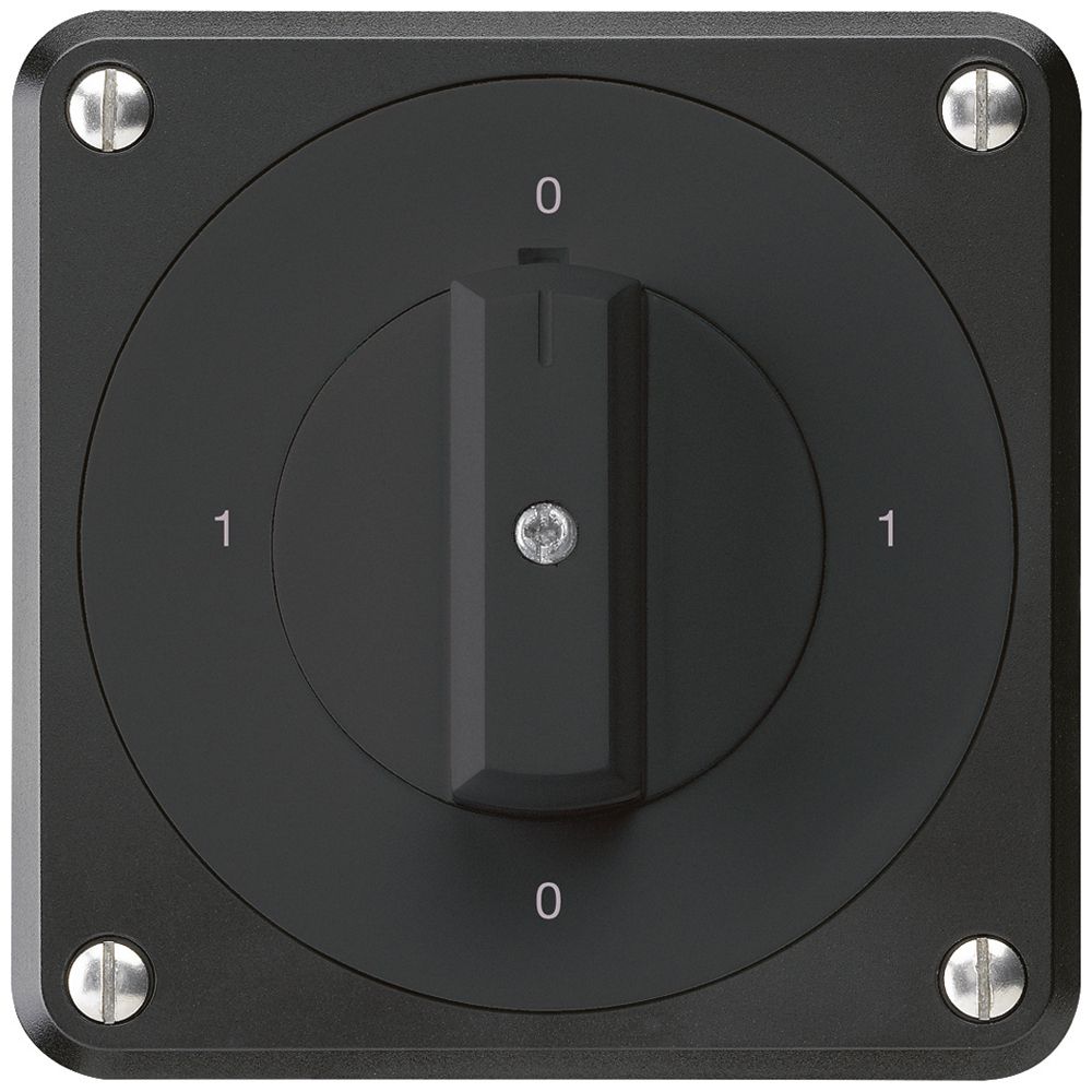 Interrupteur rotatif ENC robusto IP55 S0/1P noir pour combinaison