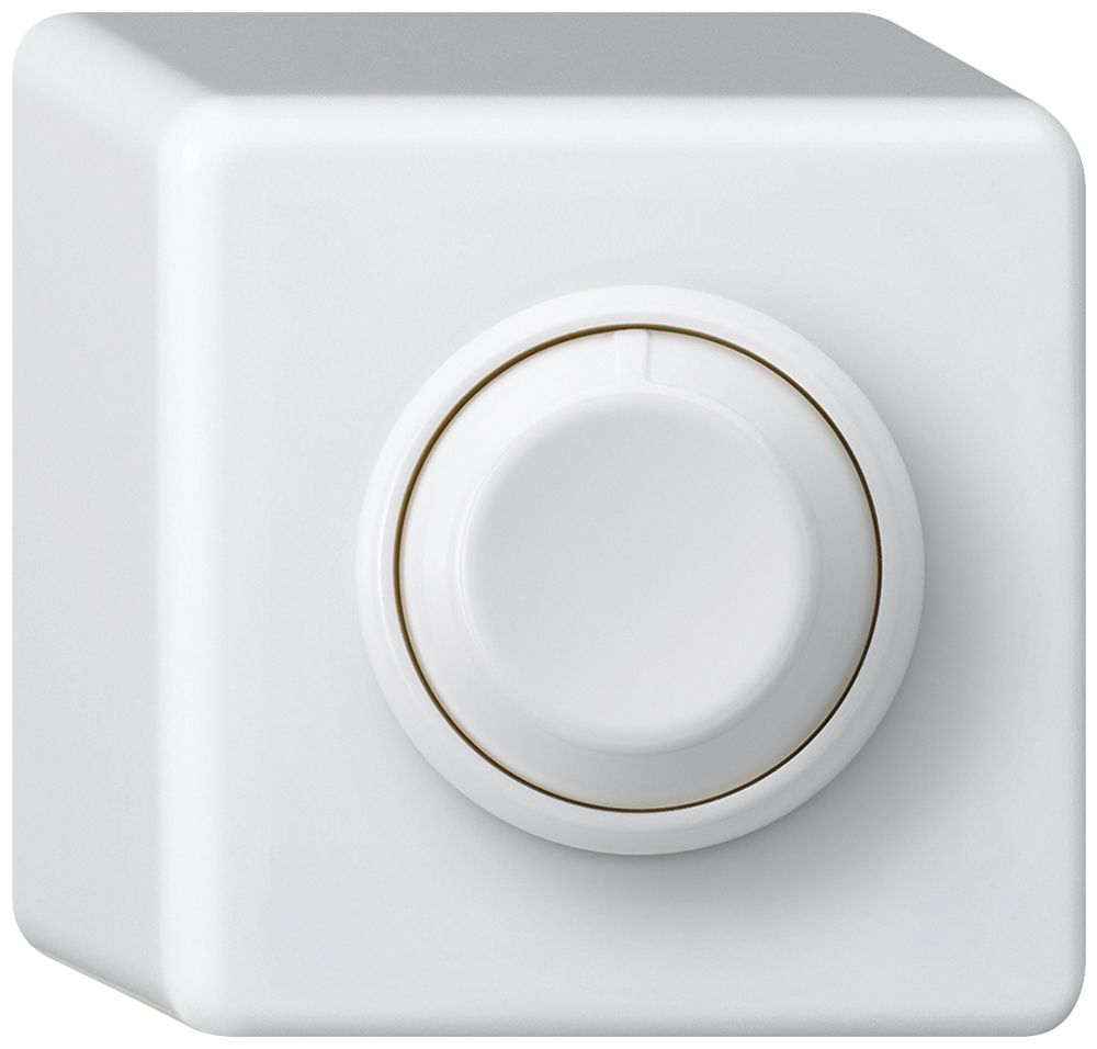 Variateur rotatif station secondaire AP Hager basico blanc