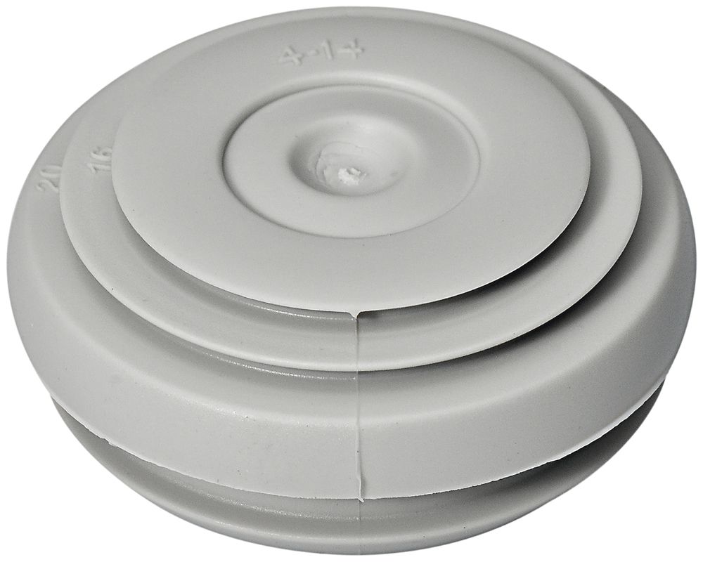 Passe-câble 25mm gris clair IP55 avec membrane à gradins