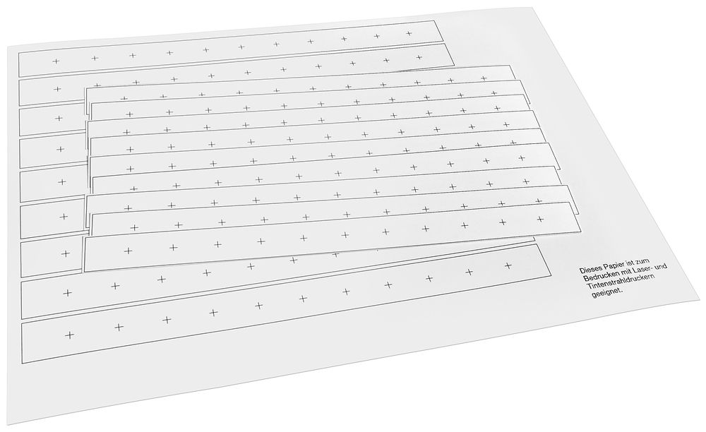 Set Banda dicitura SE Prisma XS, 10 pezzi