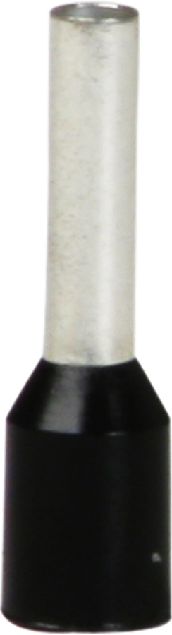 Aderendhülse Typ B isoliert 1.5mm²/8mm schwarz