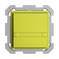 Poussoir KNX RGB ENC EDUE, 250mW, a.LED RGB, papier, 1×pouss., C.2×T., lem