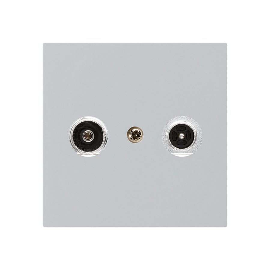 Antennendose kallysto R/TV Bauart A 23dB 2GHz hellgrau