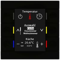 UP-Bediengerät KNX MDT BE-BZS8606.01 6T Display weiss gl