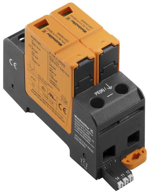 Überspannungsableiter Weidmüller VPU AC II 2 R 300/50