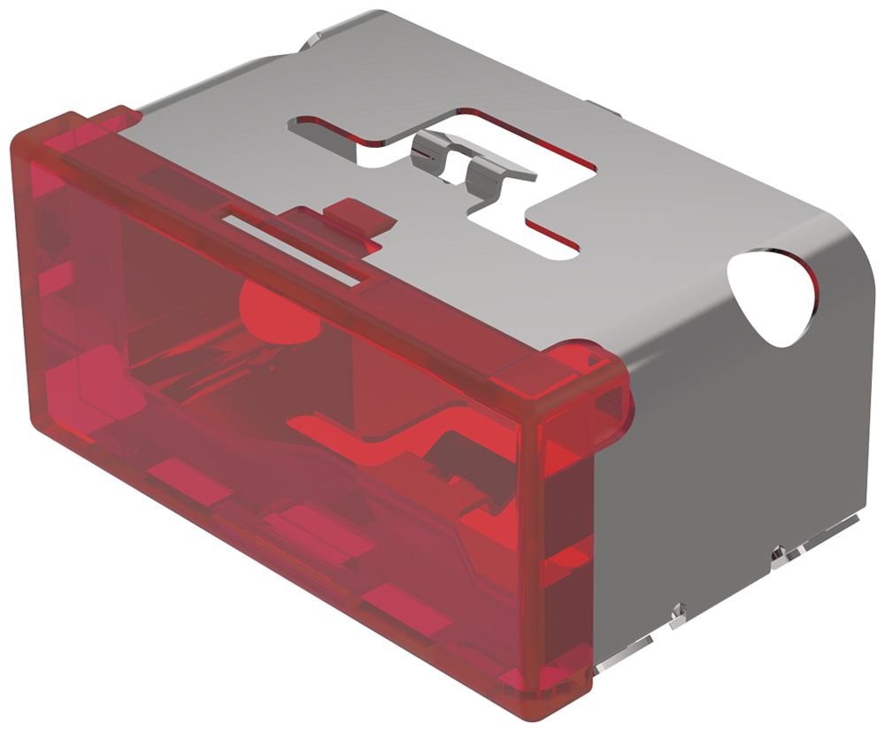 Druckhaube EAO 03 flach rot