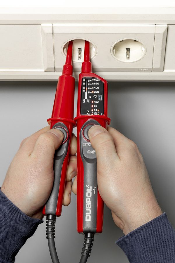 Spannungsprüfer Benning analog 12…1000VUC Cat IV 600V IP65