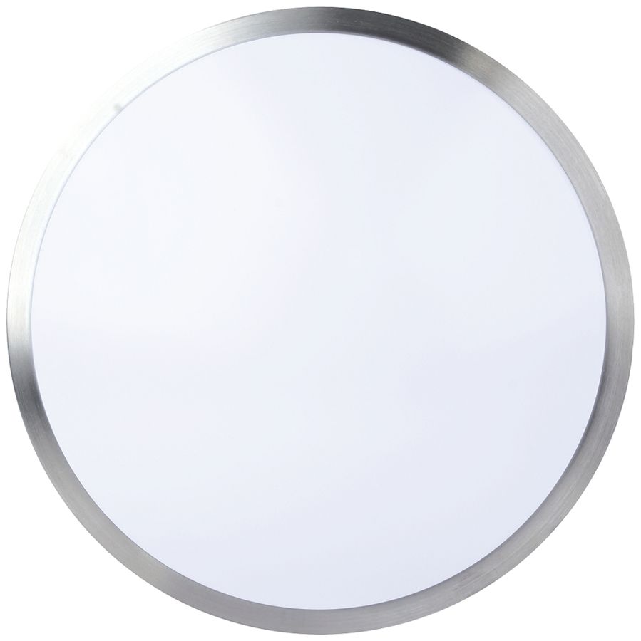 LED-Deckenl.DOTLUX LUNAsilver-pioneer 42W 3200lm 830/840/857 IP44 Ø490mm weiss