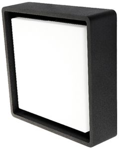 LED-Decken-/Wandleuchte SG Frame Square 7W 660lm 840 IP66 DIM 240×240 schwarz