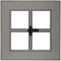 Abdeckrahmen ATO 2×2 Modul, stainless steel reflective