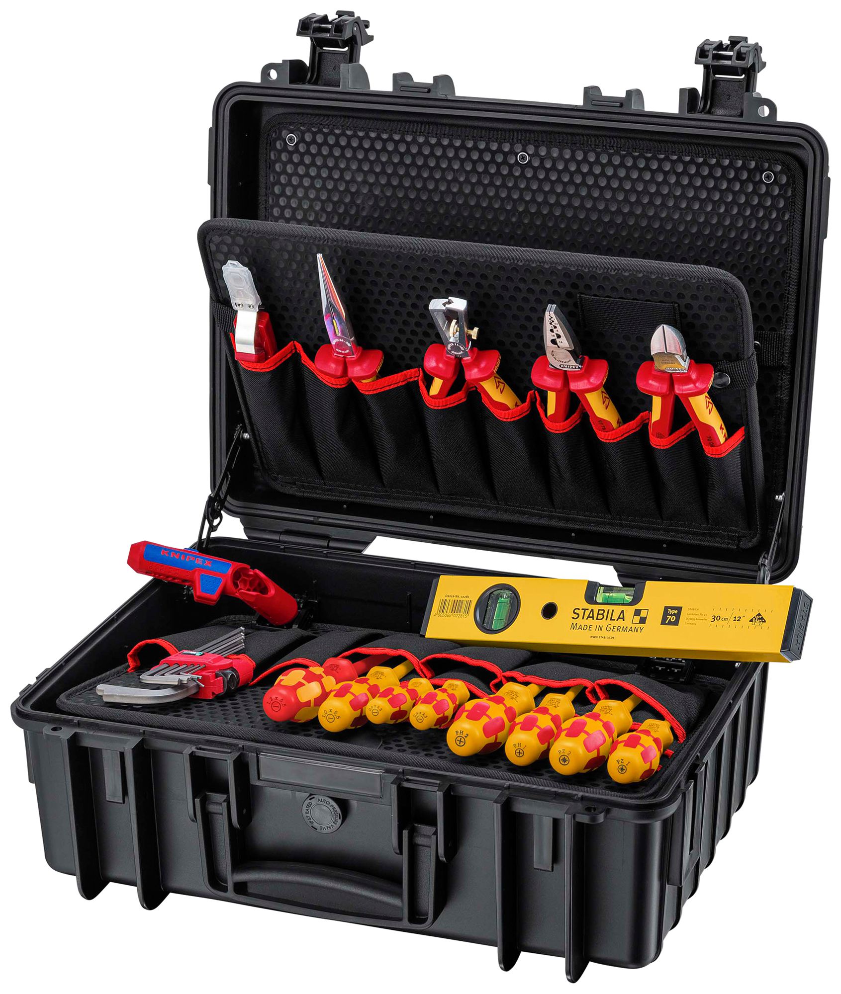 Valigia per utensili KNIPEX „Robust23 Start" Elektro 24 pezzi