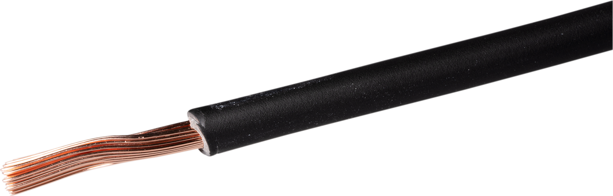 T-Litze halogenfrei 2.5mm² schwarz Eca, Spule à 100m