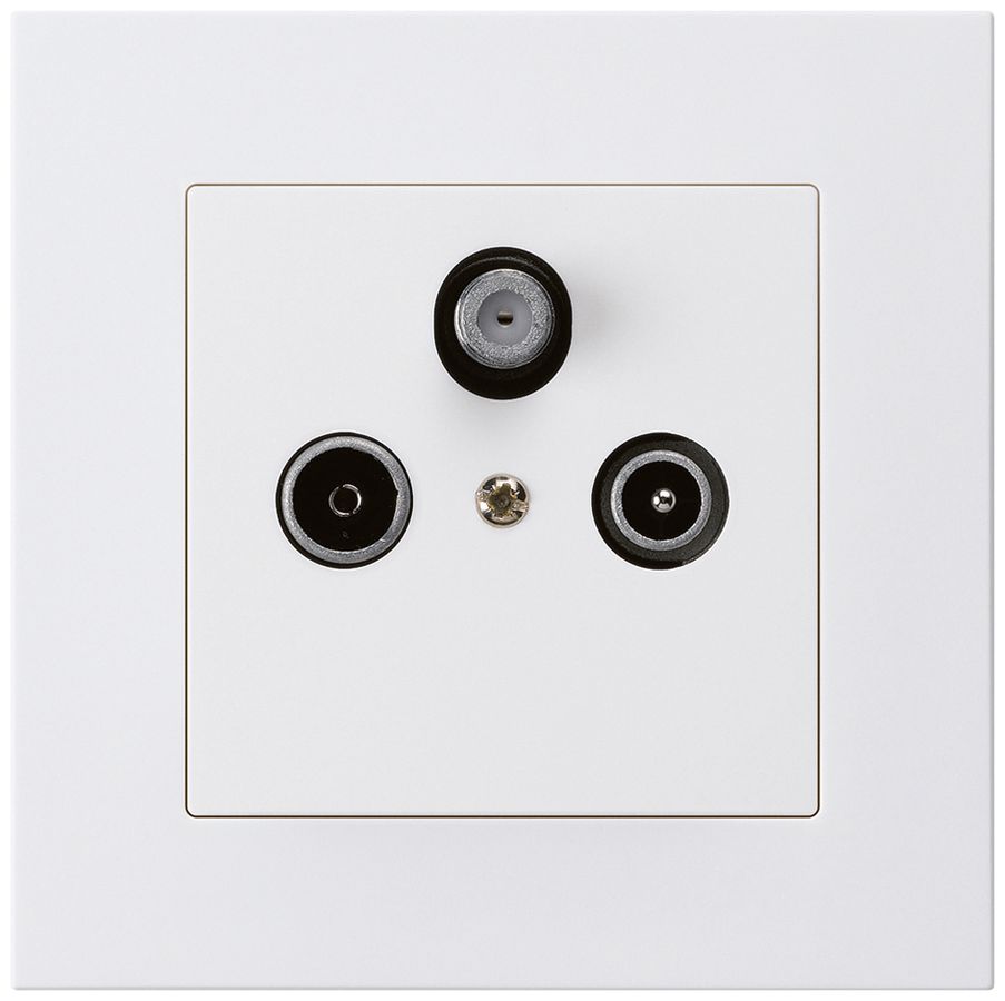 Prise ENC kallysto.pro R/TV/SAT blanc