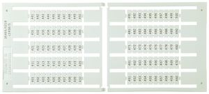 Etiquette de marquage 5×5mm 10×1…10, 5 cartes à 100