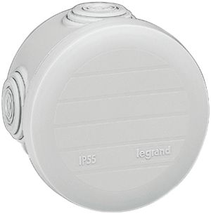 Boîte de dérivation AP PLEXO vide Ø70mm blanc