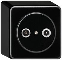 AP-Antennendose basico TV-R 14dB 2GHz schwarz