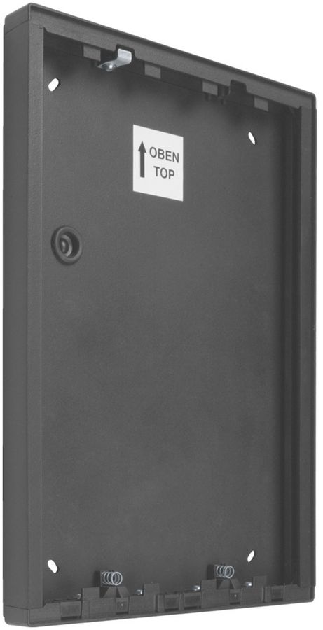 Boîtier AP pour interphone Hager elcom.one 308×184×28.5mm aluminium noir