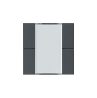 Frontset Hager kallysto 4×KNX systemlink/easylink anthrazit