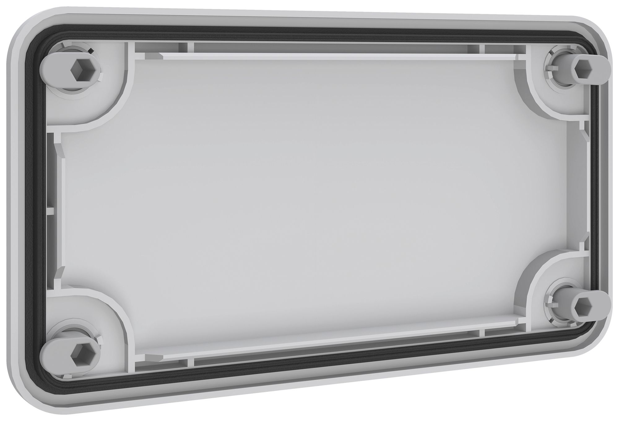 Membranenflansch PrismaSeT XL von aussen verriegelbar Blinddeckel