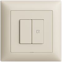 UP-Abdeckset zu Druckschalter 1K Szene/2T Edue Wiser crema