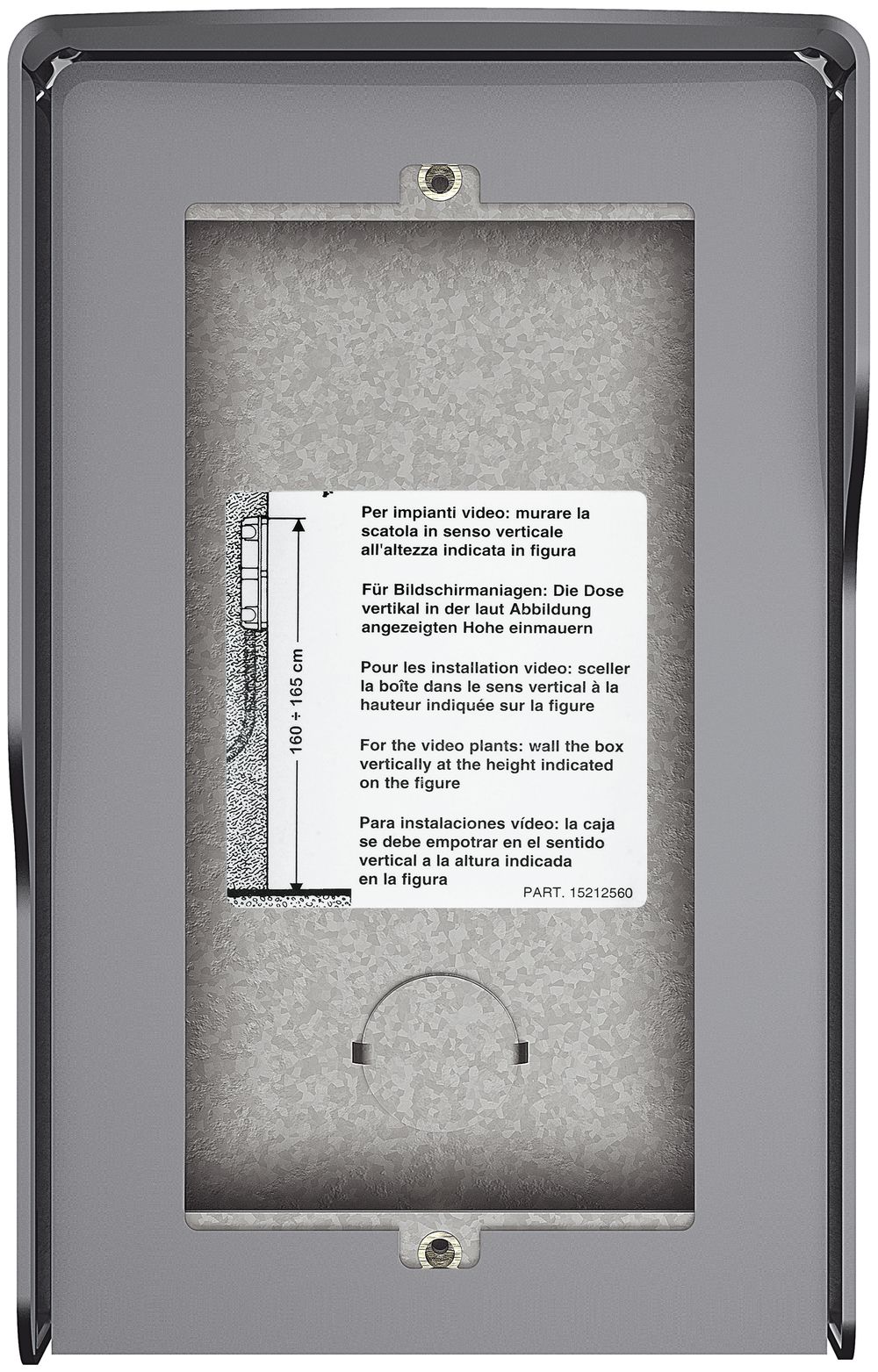 AP-Gehäuse Sfera 2 Module graphitgrau