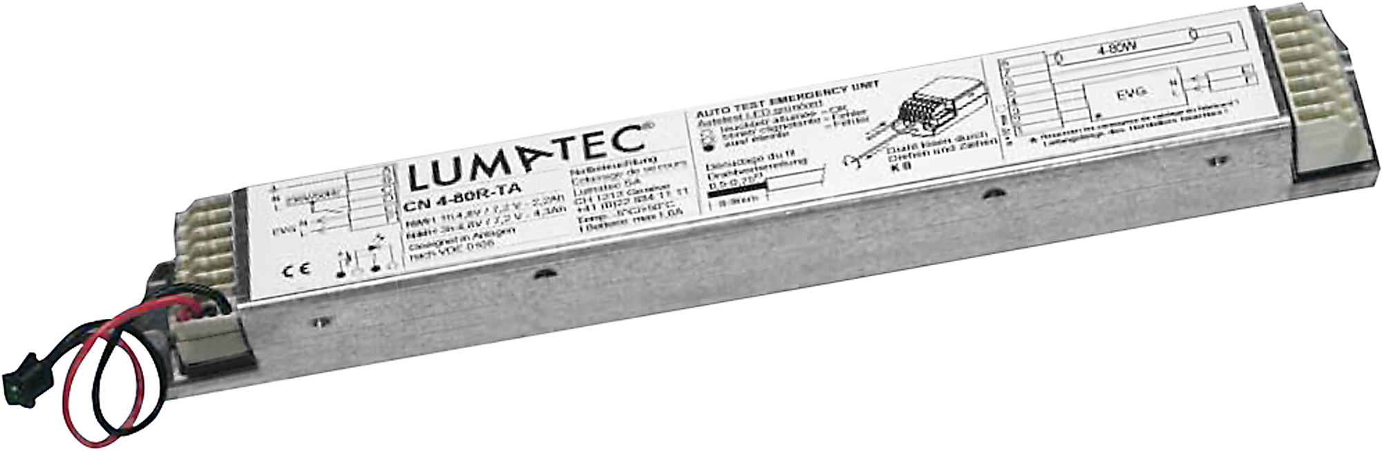 Not-Nachrüstelement Lumatec 4-80W T5/T8/CF2  CN4-80R/1TA