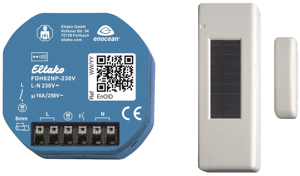 EB-RF-Schaltaktor Eltako FDH62NP-230V+FTKB 1×Schliesser/Öffner