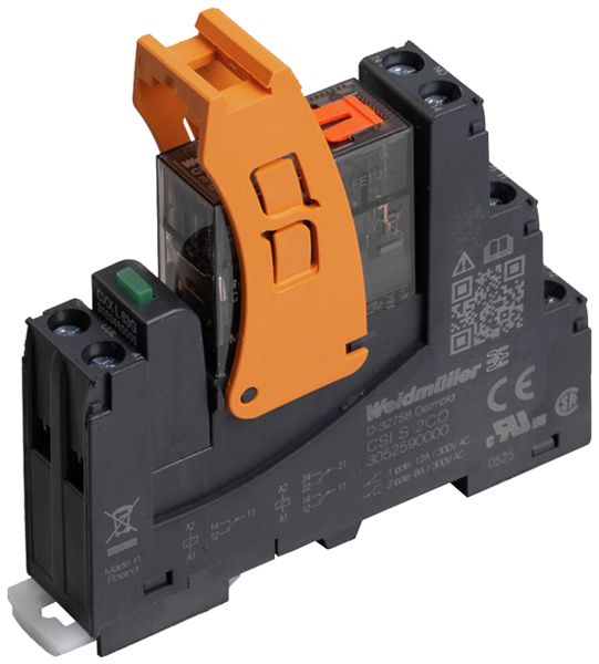 Relais WM CRIKIT S L/PB 2CO 8A AgNi 184…276VAC LED Schraubanschluss RT II