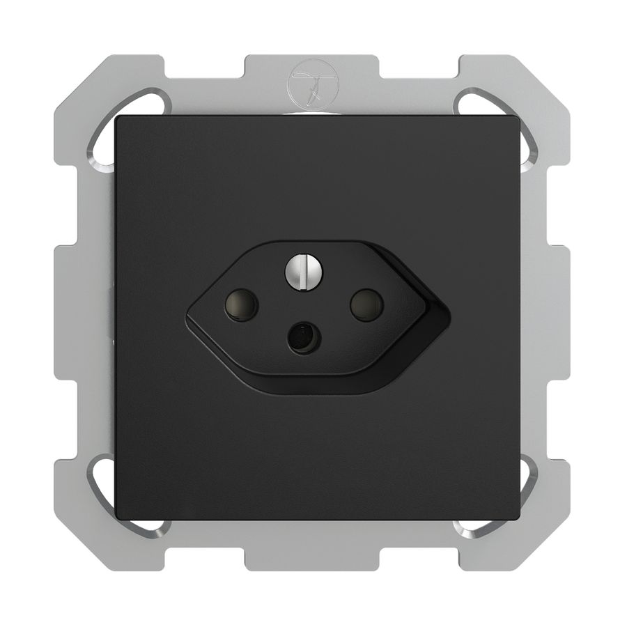 UP-Steckdose EDIZIOdue T13 schwarz