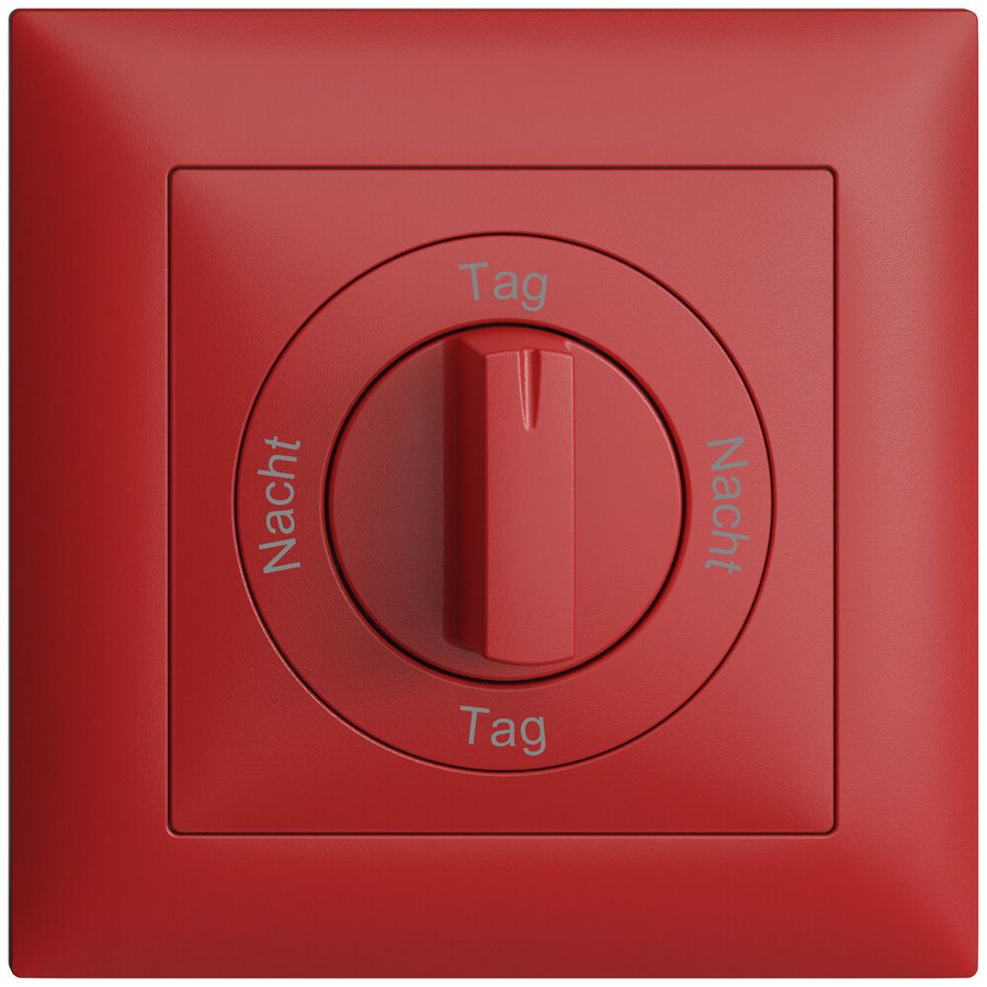 Frontset Nacht-Tag-Nacht-Tag EDIZIOdue 88×88mm berry