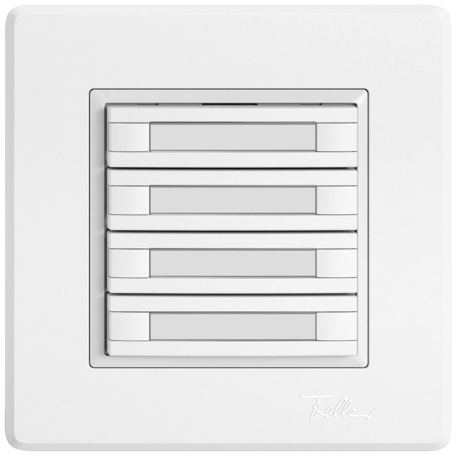 UP-Universaltaster EDIZIO.liv UNI SNAPFIX® o.LED 8× 1-Tbed.Pap.ws