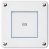 Contatto pulsante INC robusto IP55 2P bianco illuminato