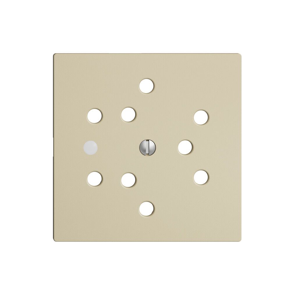 Frontset EDIZIOdue vanille 60×60mm 3×T12 mit Linse