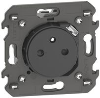 Prise Living Now FR avec USB-C intégré 2 modules noir