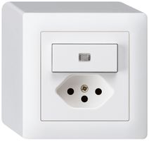 Combinaison lumineuse AP 3/1P+T13 blanc kallysto avec sécurité enfants