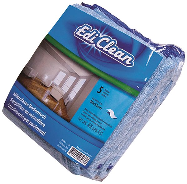 Chiffon microfibre Plica 40×40cm, 320g/m², 88% polyester/12% polyamide, bleu