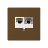 Scatola INC kallysto 2×RJ45s+u separato marrone