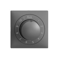 Kit frontal EDIZIOdue gris foncé 60×60mm pour régulat.de vitesse