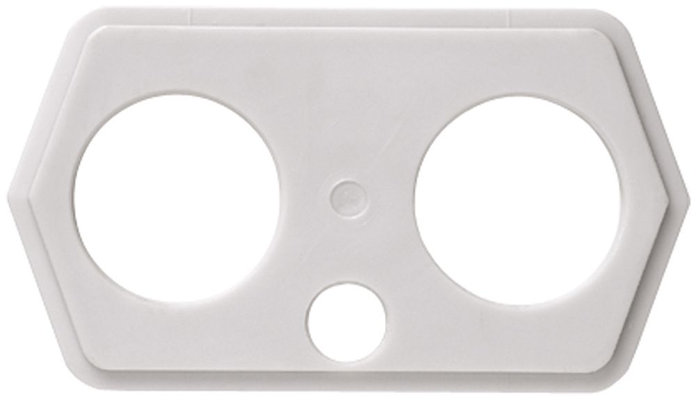 Plaque passe-câbles pour weber.hse pour haut/bas 2×M40×1.5+M16×1.5