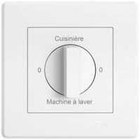 Kit di montaggio INC EDIZIO.liv SNAPFIX® p.interr.manop.0-Cuisin.-0-Mach.lav.bi