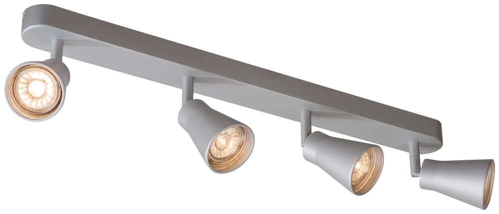 Decken-/Wandleuchte SLV AVO QUAD CW GU10 4×50W 560×95×115mm silber