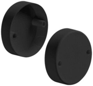 Rosone da soffitto HSB Weibel Basic Ø82×21mm materiale sintetico nero