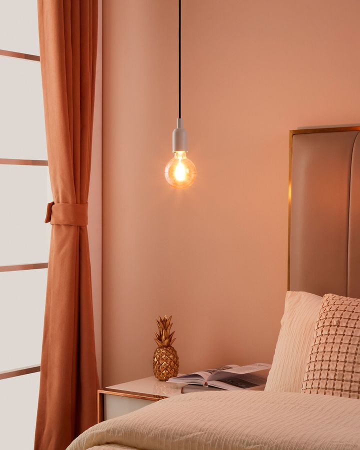 LED-Lampe Eglo CONNECT.Z E27 7W 2200…6500K G95 klar amber Bt/BLE DIM Ø95mm