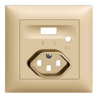 Frontset EDIZIOdue zu FI-Steckdose sand